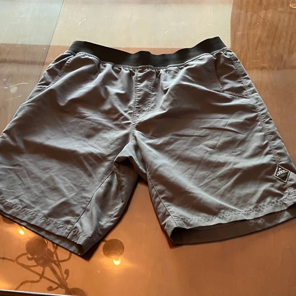 Prana Slate Gray Performance Shorts